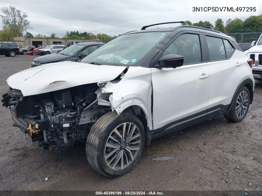 2021 Nissan Kicks Sr Xtronic Cvt VIN: 3N1CP5DV7ML497295 Lot: 40396199