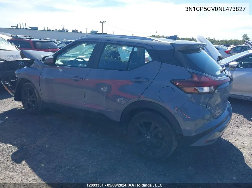 3N1CP5CV0NL473827 2022 Nissan Kicks