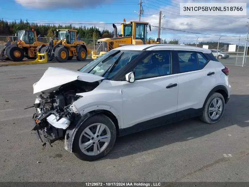 3N1CP5BV0NL518766 2022 Nissan Kicks