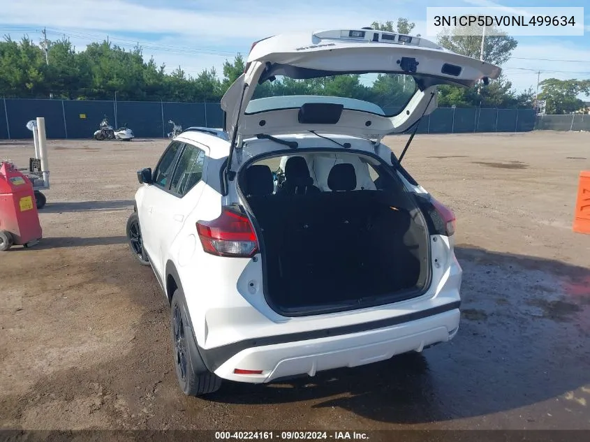 2022 Nissan Kicks Sr Xtronic Cvt VIN: 3N1CP5DV0NL499634 Lot: 40224161