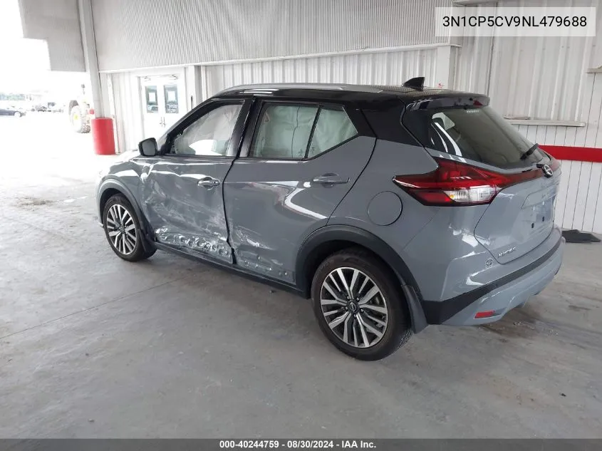 3N1CP5CV9NL479688 2022 Nissan Kicks Sv Xtronic Cvt