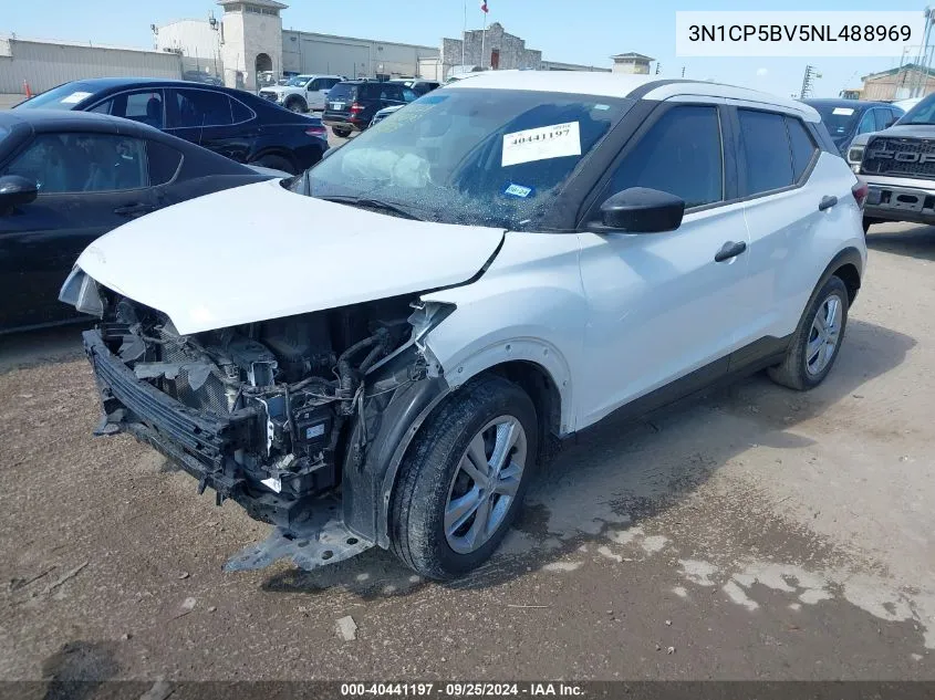 3N1CP5BV5NL488969 2022 Nissan Kicks S Xtronic Cvt