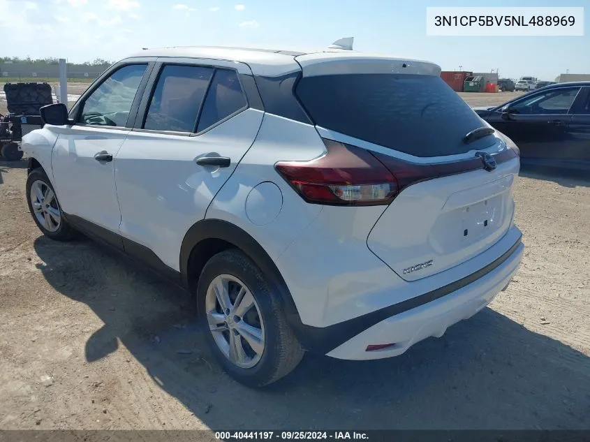 2022 Nissan Kicks S Xtronic Cvt VIN: 3N1CP5BV5NL488969 Lot: 40441197