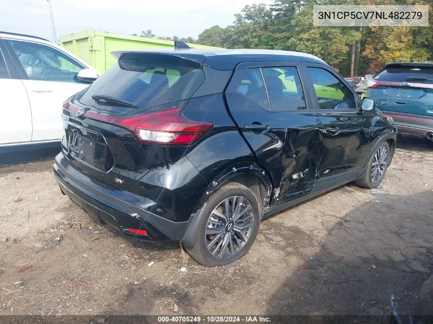 2022 Nissan Kicks Sv Xtronic Cvt VIN: 3N1CP5CV7NL482279 Lot: 40705249