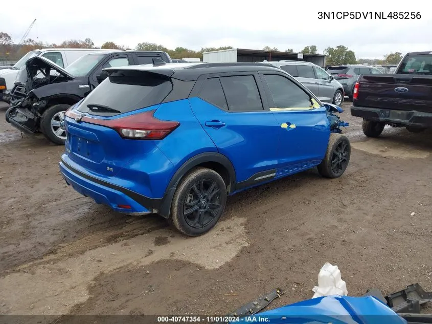 2022 Nissan Kicks Sr Xtronic Cvt VIN: 3N1CP5DV1NL485256 Lot: 40747354