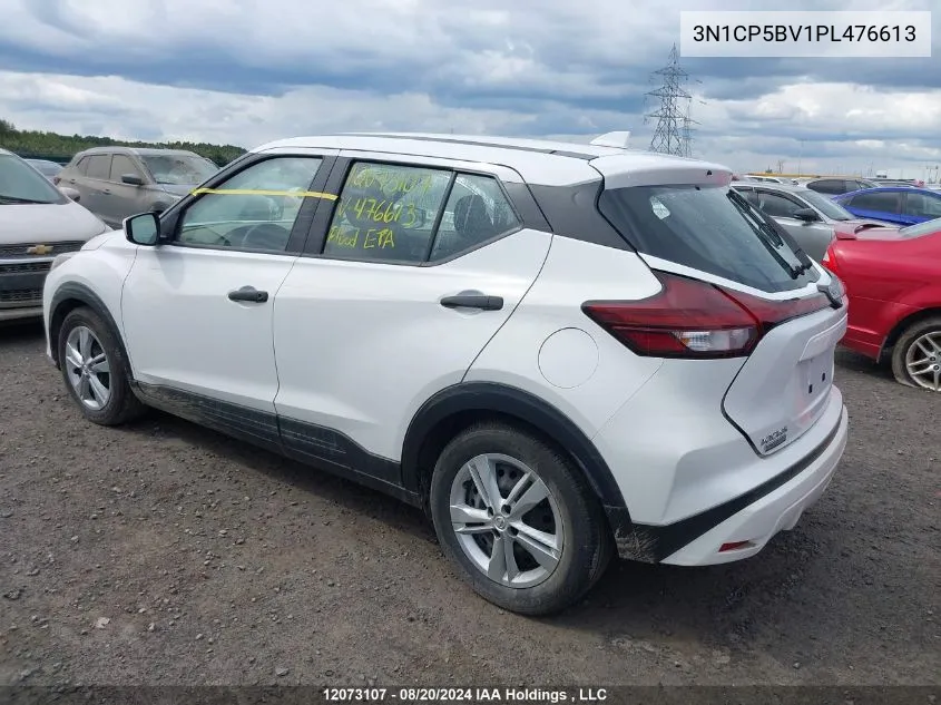 2023 Nissan Kicks VIN: 3N1CP5BV1PL476613 Lot: 12073107