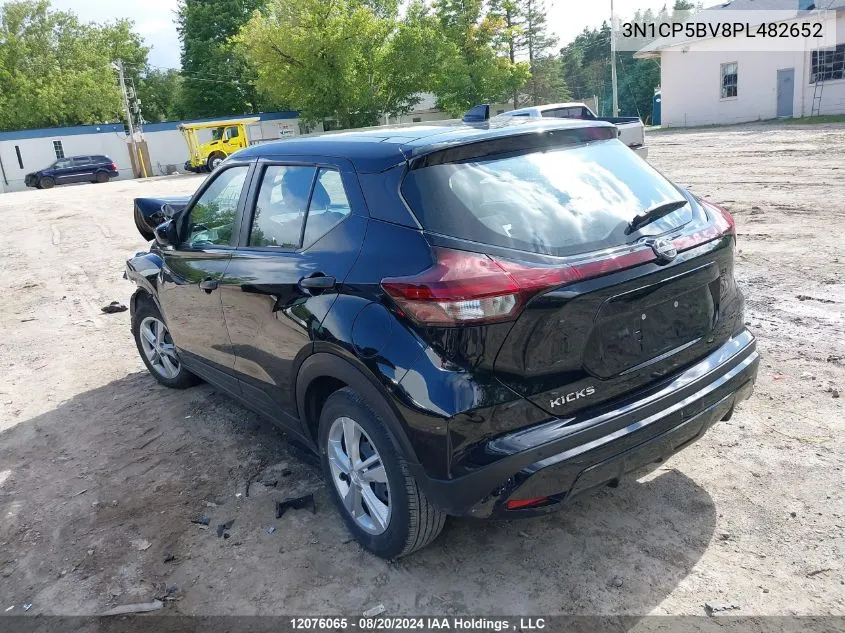 2023 Nissan Kicks S VIN: 3N1CP5BV8PL482652 Lot: 12076065