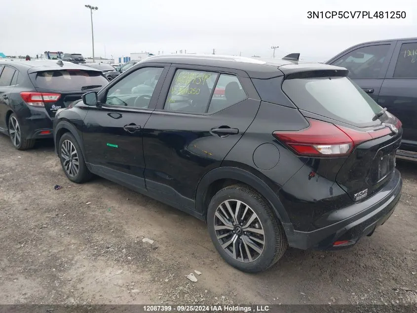 2023 Nissan Kicks Sv VIN: 3N1CP5CV7PL481250 Lot: 12087399