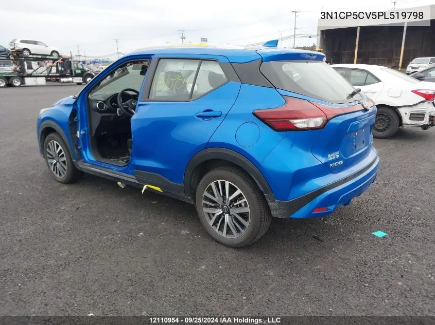 2023 Nissan Kicks VIN: 3N1CP5CV5PL519798 Lot: 12110954