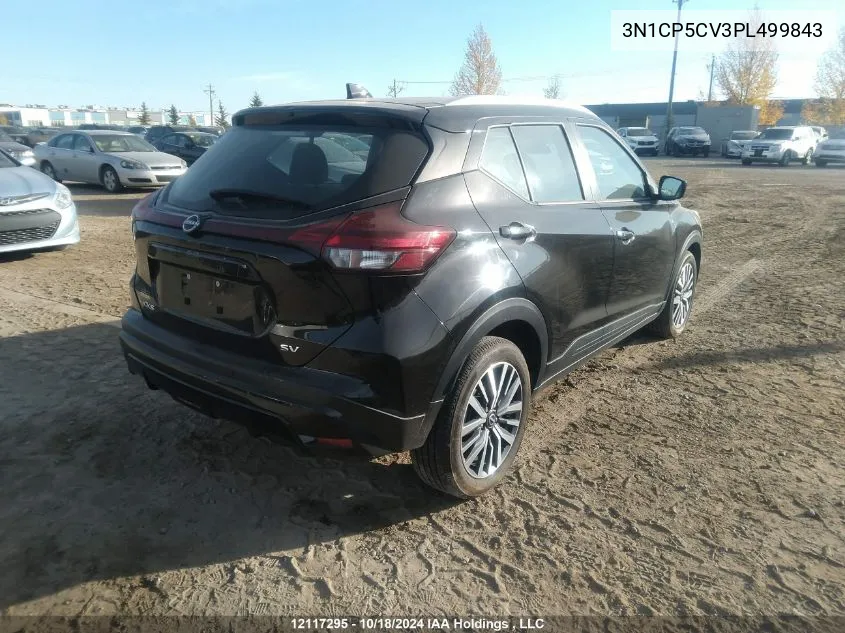 3N1CP5CV3PL499843 2023 Nissan Kicks Sv