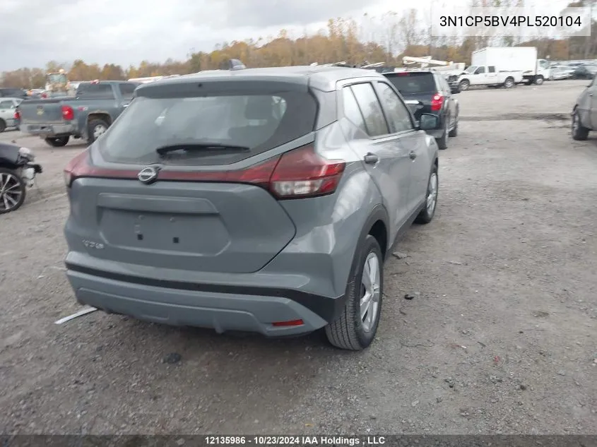 2023 Nissan Kicks VIN: 3N1CP5BV4PL520104 Lot: 12135986