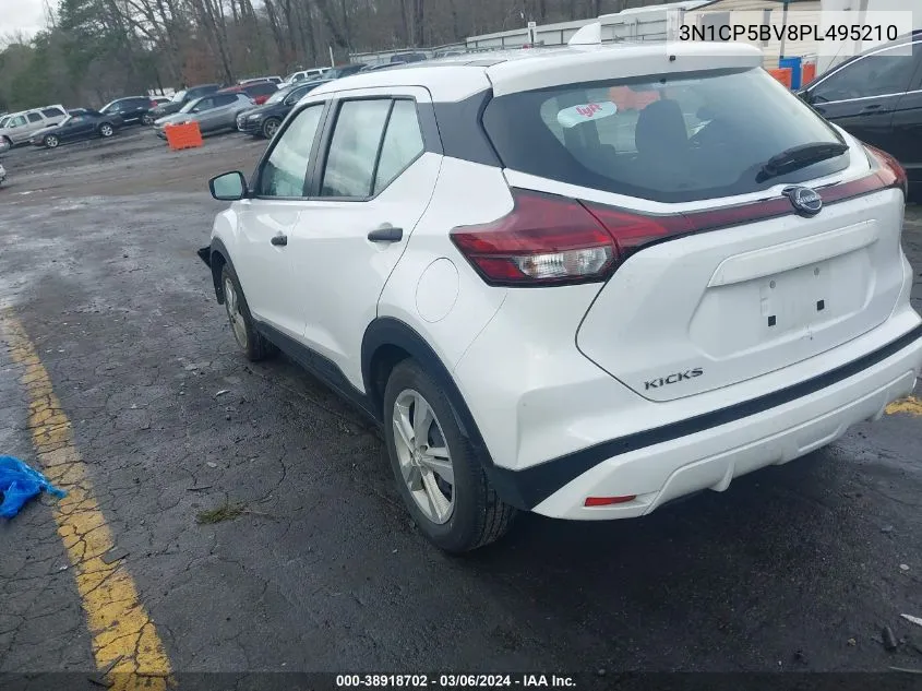 2023 Nissan Kicks S Xtronic Cvt VIN: 3N1CP5BV8PL495210 Lot: 38918702