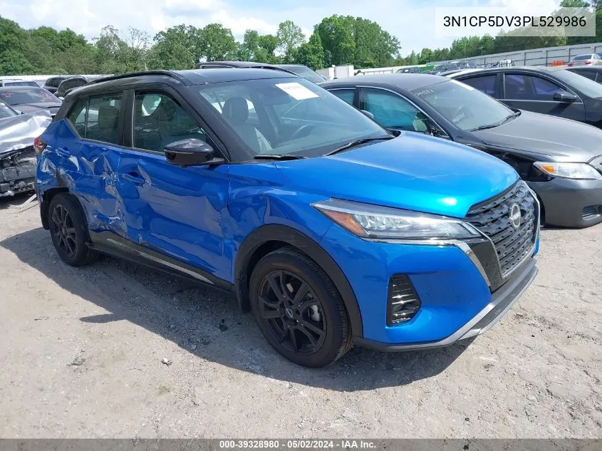 2023 Nissan Kicks Sr Xtronic Cvt VIN: 3N1CP5DV3PL529986 Lot: 39328980