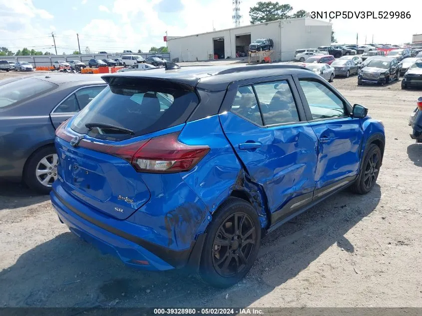 2023 Nissan Kicks Sr Xtronic Cvt VIN: 3N1CP5DV3PL529986 Lot: 39328980