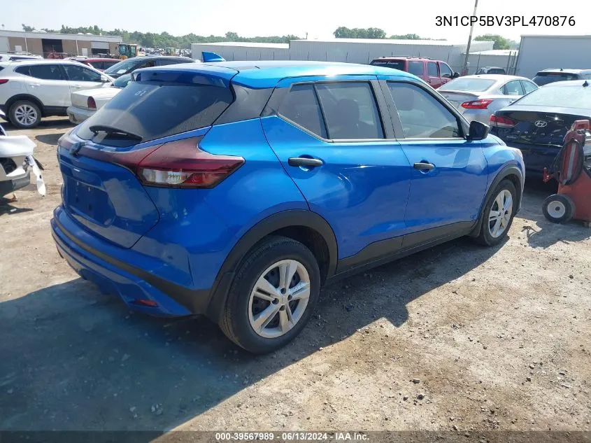 2023 Nissan Kicks S Xtronic Cvt VIN: 3N1CP5BV3PL470876 Lot: 39567989