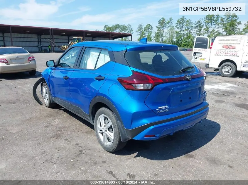 2023 Nissan Kicks S Xtronic Cvt VIN: 3N1CP5BV8PL559732 Lot: 39614903