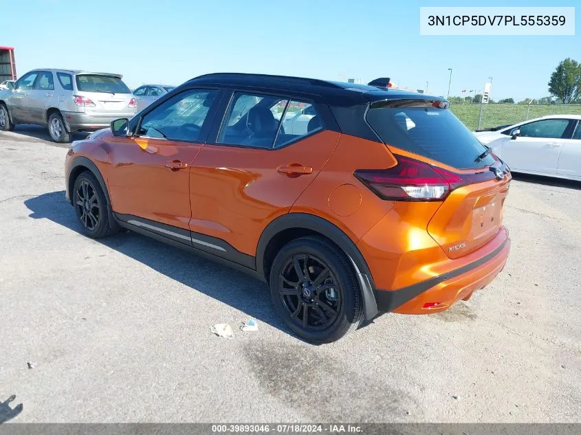 2023 Nissan Kicks Sr Xtronic Cvt VIN: 3N1CP5DV7PL555359 Lot: 39893046