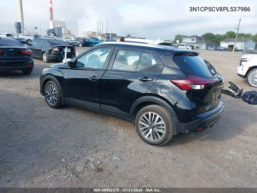 2023 Nissan Kicks Sv Xtronic Cvt VIN: 3N1CP5CV8PL537986 Lot: 39992370