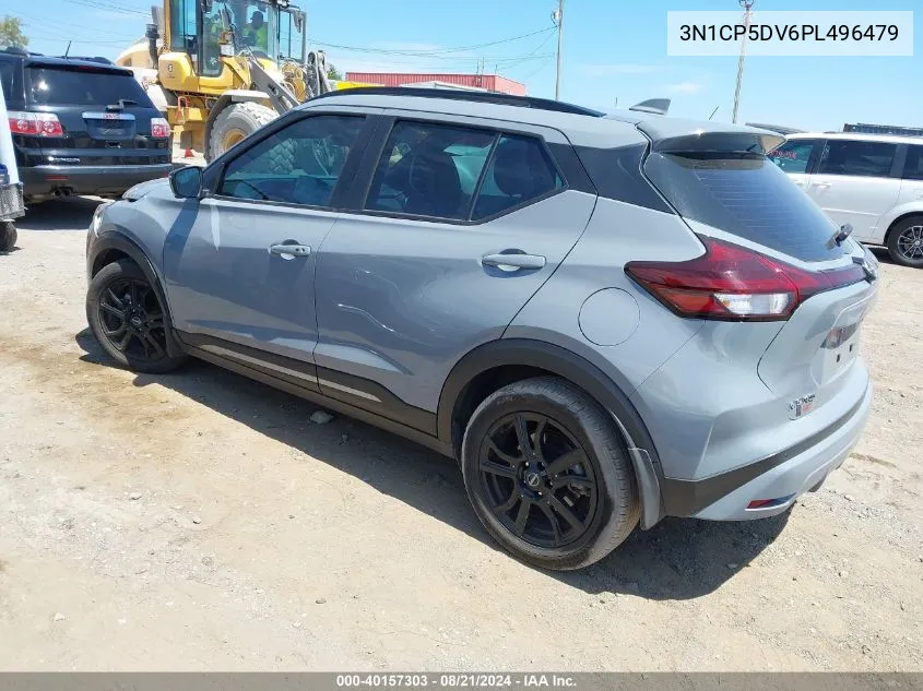 2023 Nissan Kicks Sr Xtronic Cvt VIN: 3N1CP5DV6PL496479 Lot: 40157303