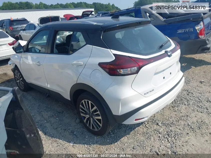 3N1CP5CV2PL548370 2023 Nissan Kicks Sv Xtronic Cvt