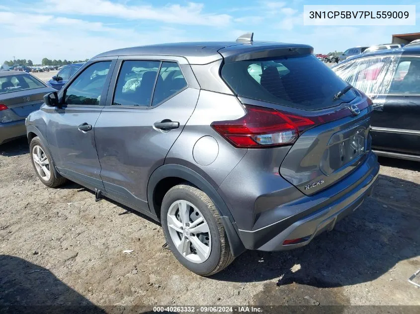 2023 Nissan Kicks S Xtronic Cvt VIN: 3N1CP5BV7PL559009 Lot: 40263332