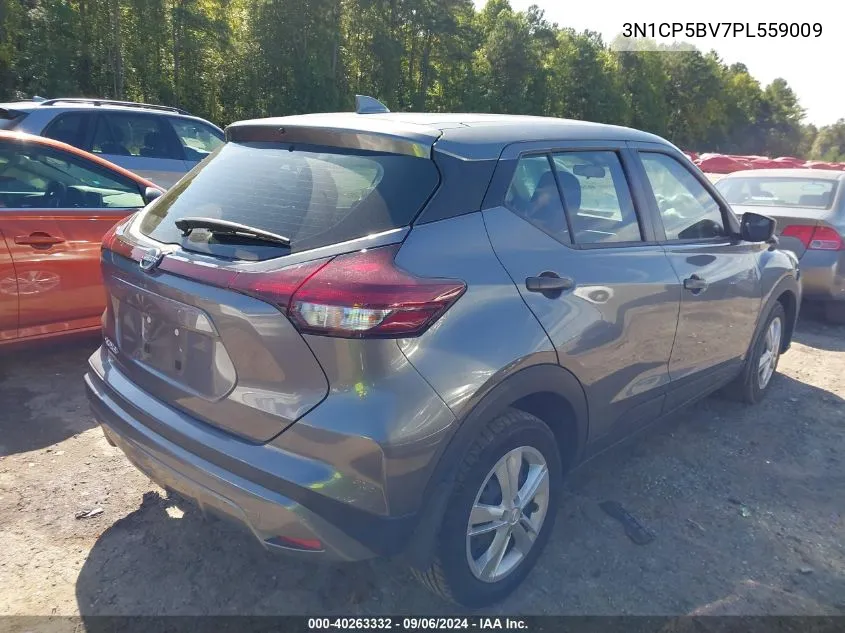 2023 Nissan Kicks S Xtronic Cvt VIN: 3N1CP5BV7PL559009 Lot: 40263332