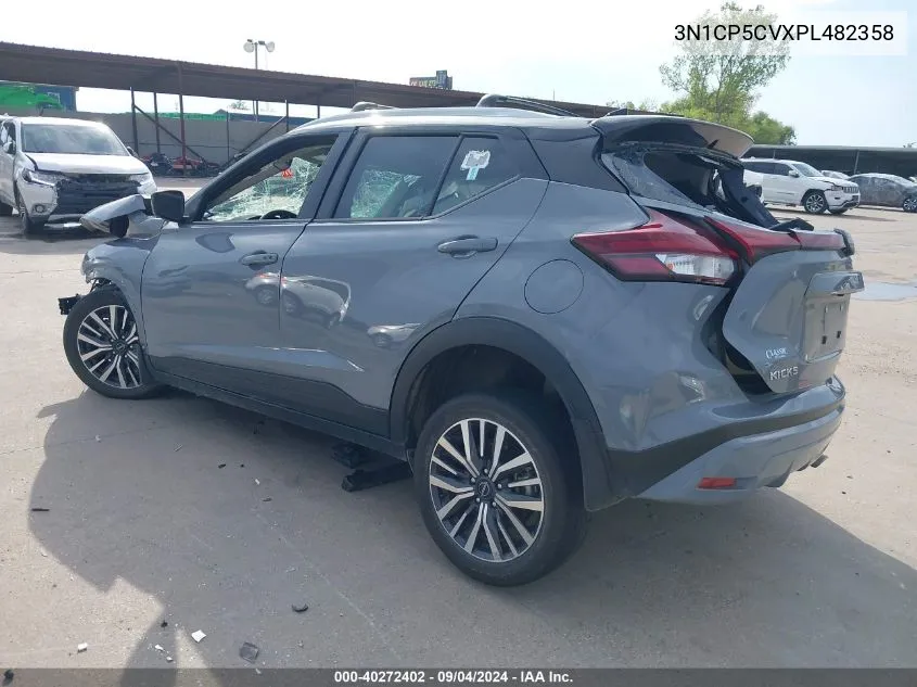 2023 Nissan Kicks Sv Xtronic Cvt VIN: 3N1CP5CVXPL482358 Lot: 40272402