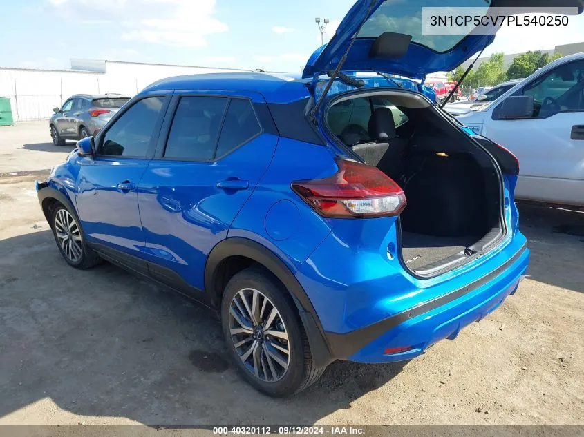 3N1CP5CV7PL540250 2023 Nissan Kicks Sv Xtronic Cvt