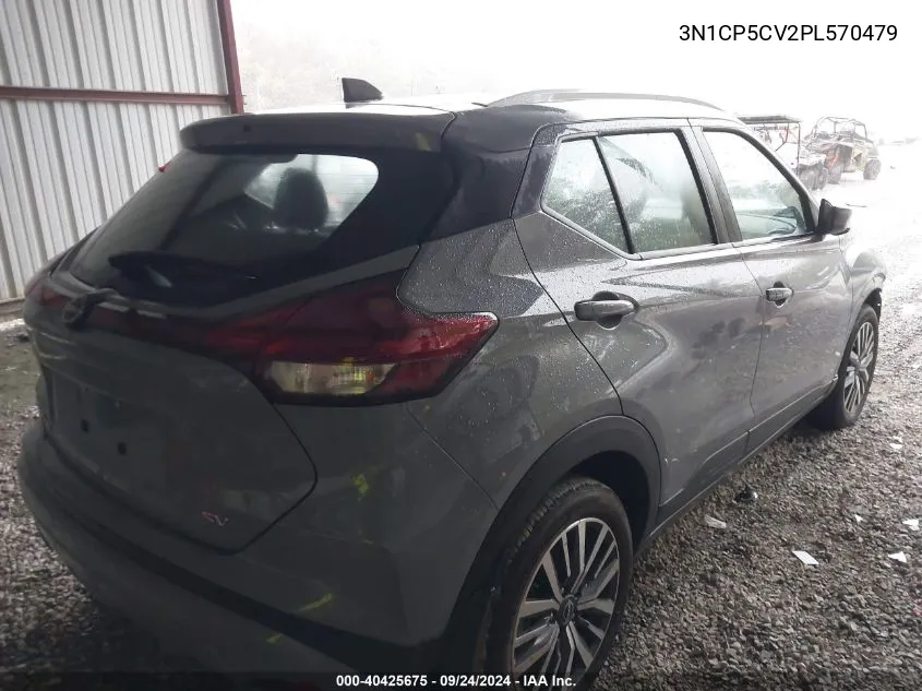 2023 Nissan Kicks Sv Xtronic Cvt VIN: 3N1CP5CV2PL570479 Lot: 40425675