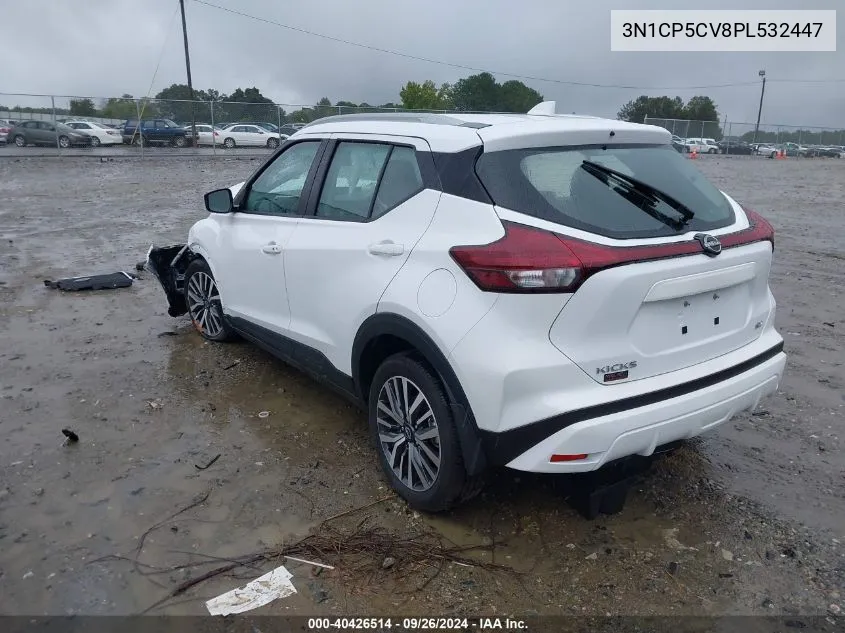 2023 Nissan Kicks Sv Xtronic Cvt VIN: 3N1CP5CV8PL532447 Lot: 40426514