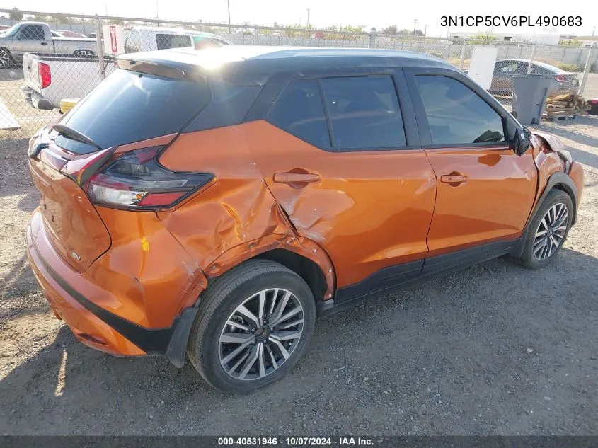 2023 Nissan Kicks Sv VIN: 3N1CP5CV6PL490683 Lot: 40531946