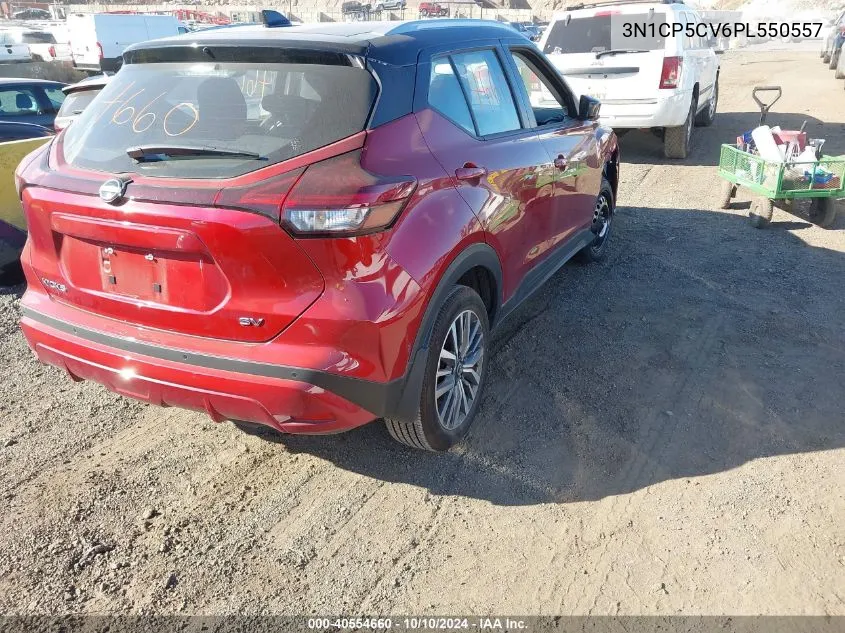 2023 Nissan Kicks Sv Xtronic Cvt VIN: 3N1CP5CV6PL550557 Lot: 40554660