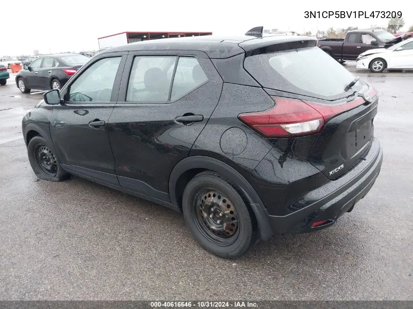 2023 Nissan Kicks S Xtronic Cvt VIN: 3N1CP5BV1PL473209 Lot: 40616646