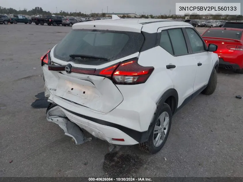 2023 Nissan Kicks S Xtronic Cvt VIN: 3N1CP5BV2PL560133 Lot: 40626084