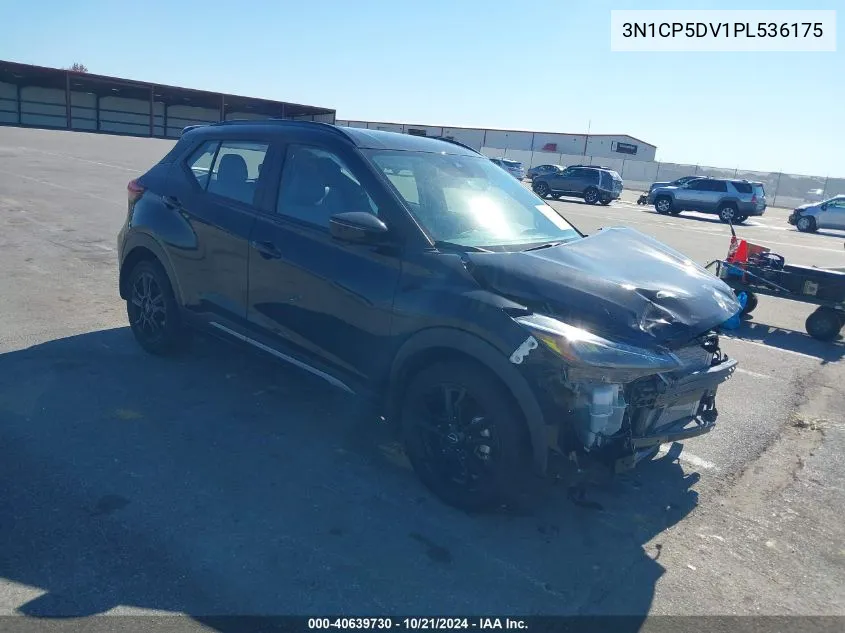 3N1CP5DV1PL536175 2023 Nissan Kicks Sr Xtronic Cvt