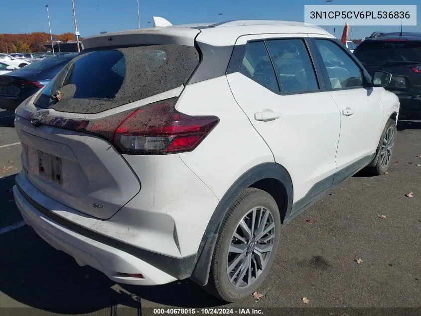 2023 Nissan Kicks Sv Xtronic Cvt VIN: 3N1CP5CV6PL536836 Lot: 40678015