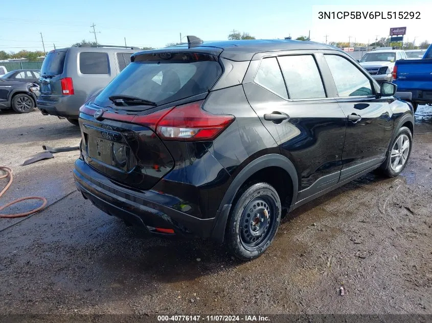 2023 Nissan Kicks S Xtronic Cvt VIN: 3N1CP5BV6PL515292 Lot: 40776147