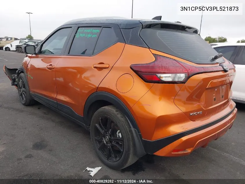 2023 Nissan Kicks Sv Xtronic Cvt VIN: 3N1CP5CV3PL521873 Lot: 40829282