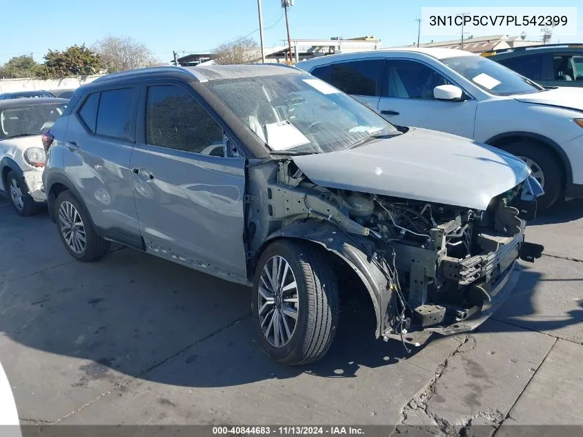 3N1CP5CV7PL542399 2023 Nissan Kicks Sv Xtronic Cvt