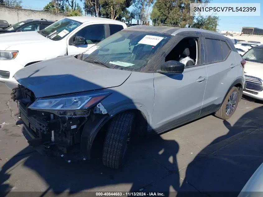 3N1CP5CV7PL542399 2023 Nissan Kicks Sv Xtronic Cvt