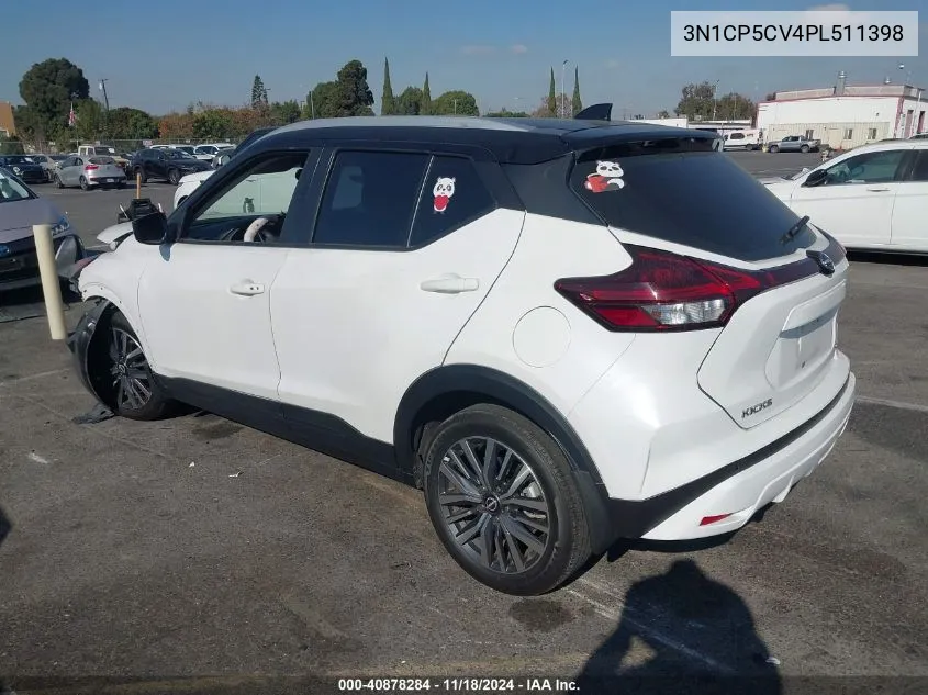 2023 Nissan Kicks Sv Xtronic Cvt VIN: 3N1CP5CV4PL511398 Lot: 40878284