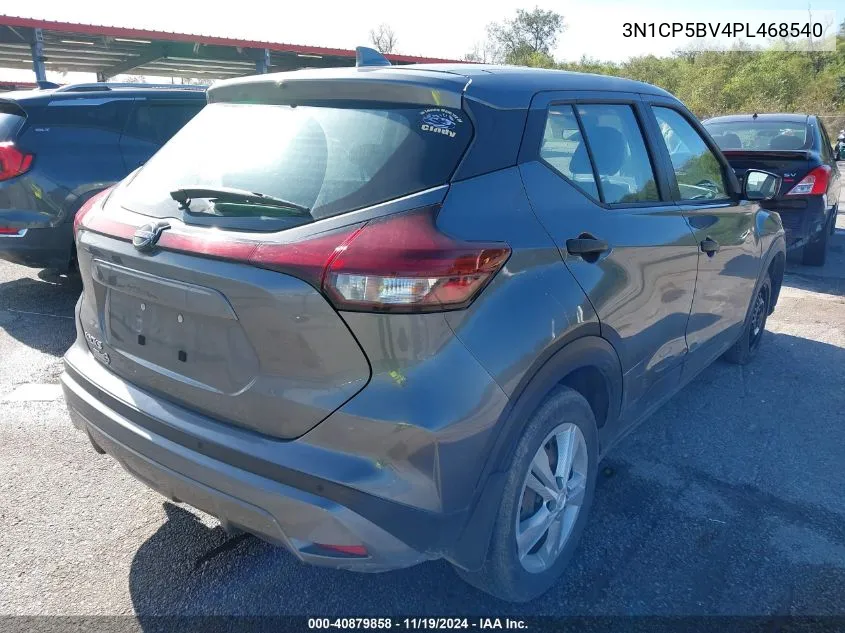 2023 Nissan Kicks S Xtronic Cvt VIN: 3N1CP5BV4PL468540 Lot: 40879858