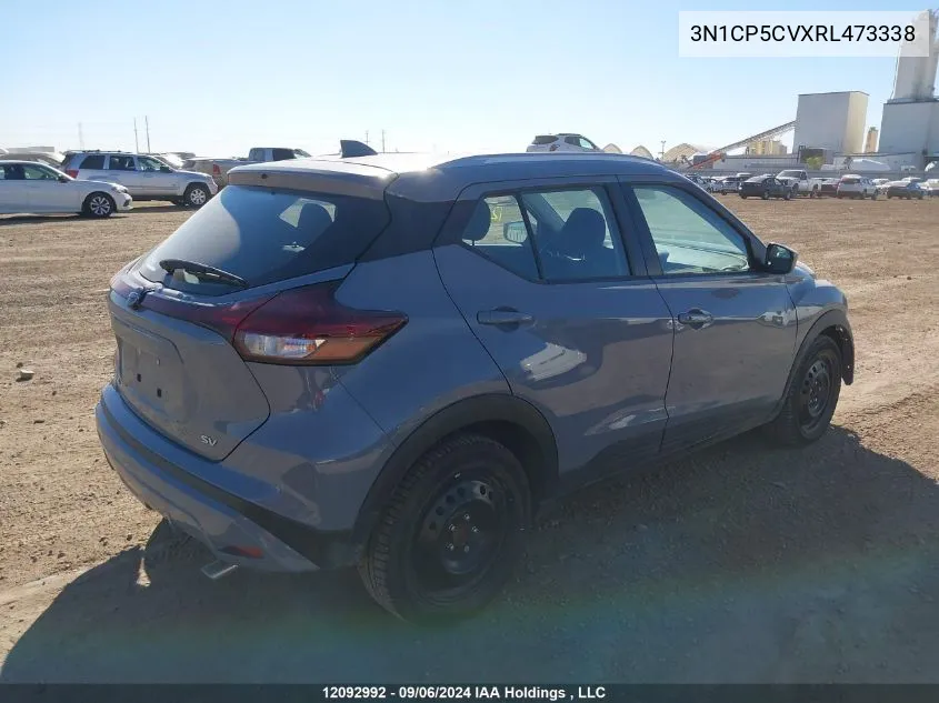 2024 Nissan Kicks VIN: 3N1CP5CVXRL473338 Lot: 12092992