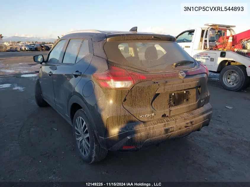 2024 Nissan Kicks VIN: 3N1CP5CVXRL544893 Lot: 12149225