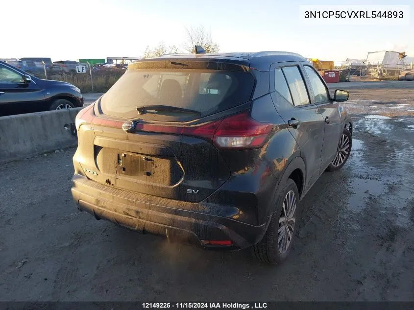 2024 Nissan Kicks VIN: 3N1CP5CVXRL544893 Lot: 12149225