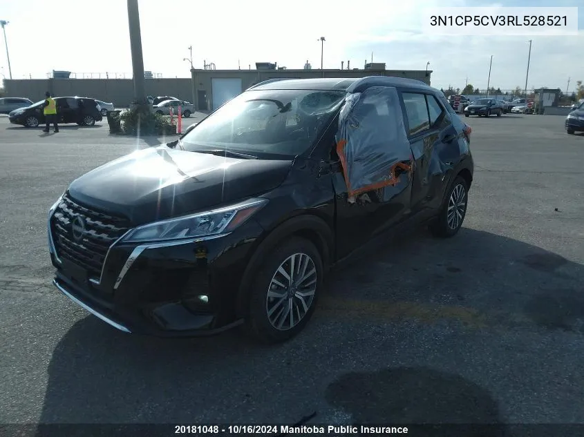 3N1CP5CV3RL528521 2024 Nissan Kicks Sv