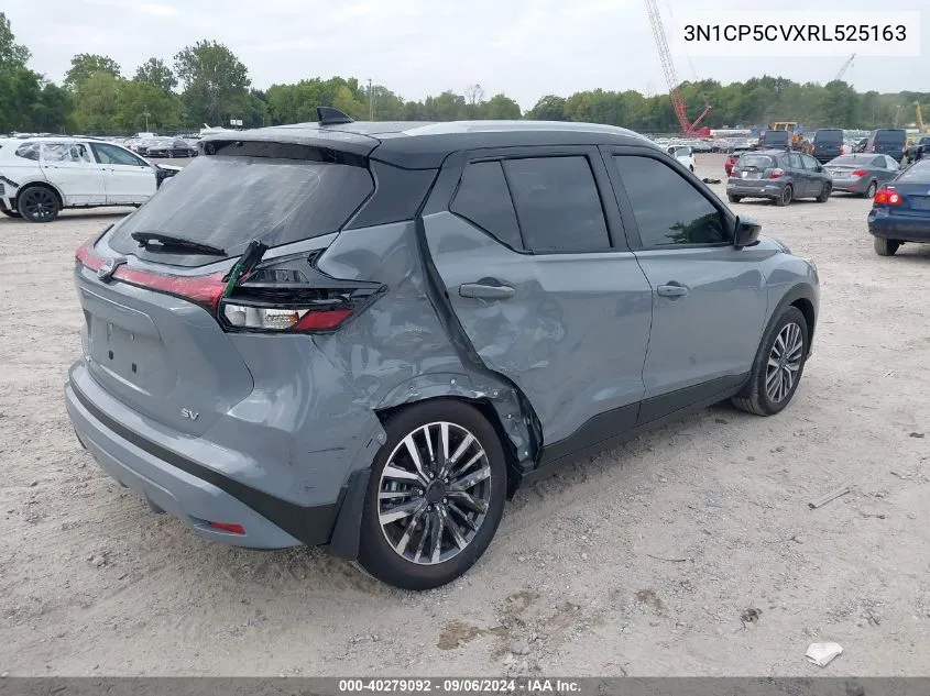 2024 Nissan Kicks Sv Xtronic Cvt VIN: 3N1CP5CVXRL525163 Lot: 40279092