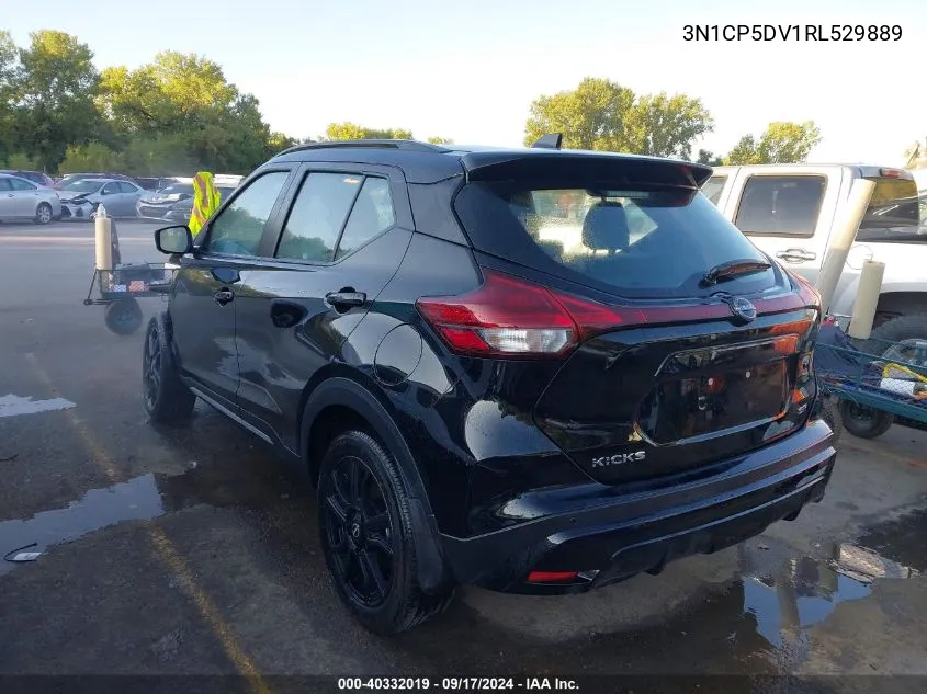 2024 Nissan Kicks Sr Xtronic Cvt VIN: 3N1CP5DV1RL529889 Lot: 40332019