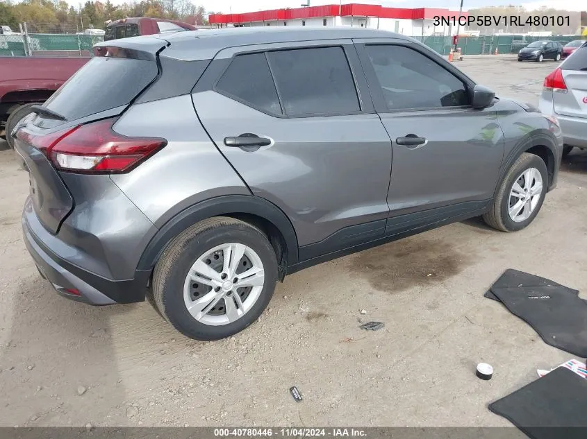 2024 Nissan Kicks S Xtronic Cvt VIN: 3N1CP5BV1RL480101 Lot: 40780446