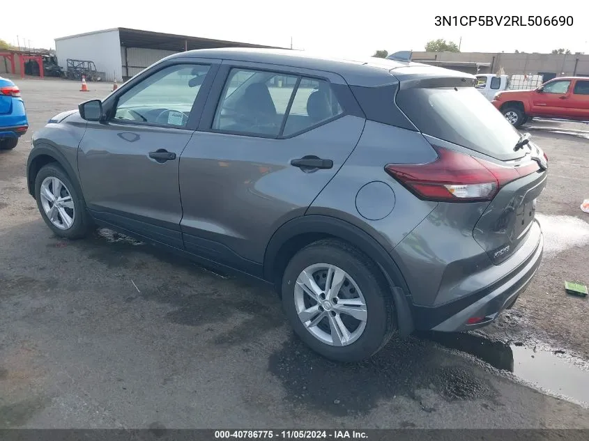 2024 Nissan Kicks S Xtronic Cvt VIN: 3N1CP5BV2RL506690 Lot: 40786775